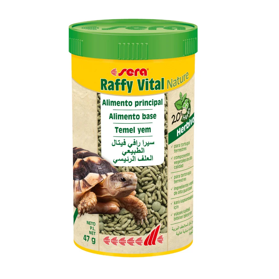 Sera Raffy Alimento vital para répteis herbívoros