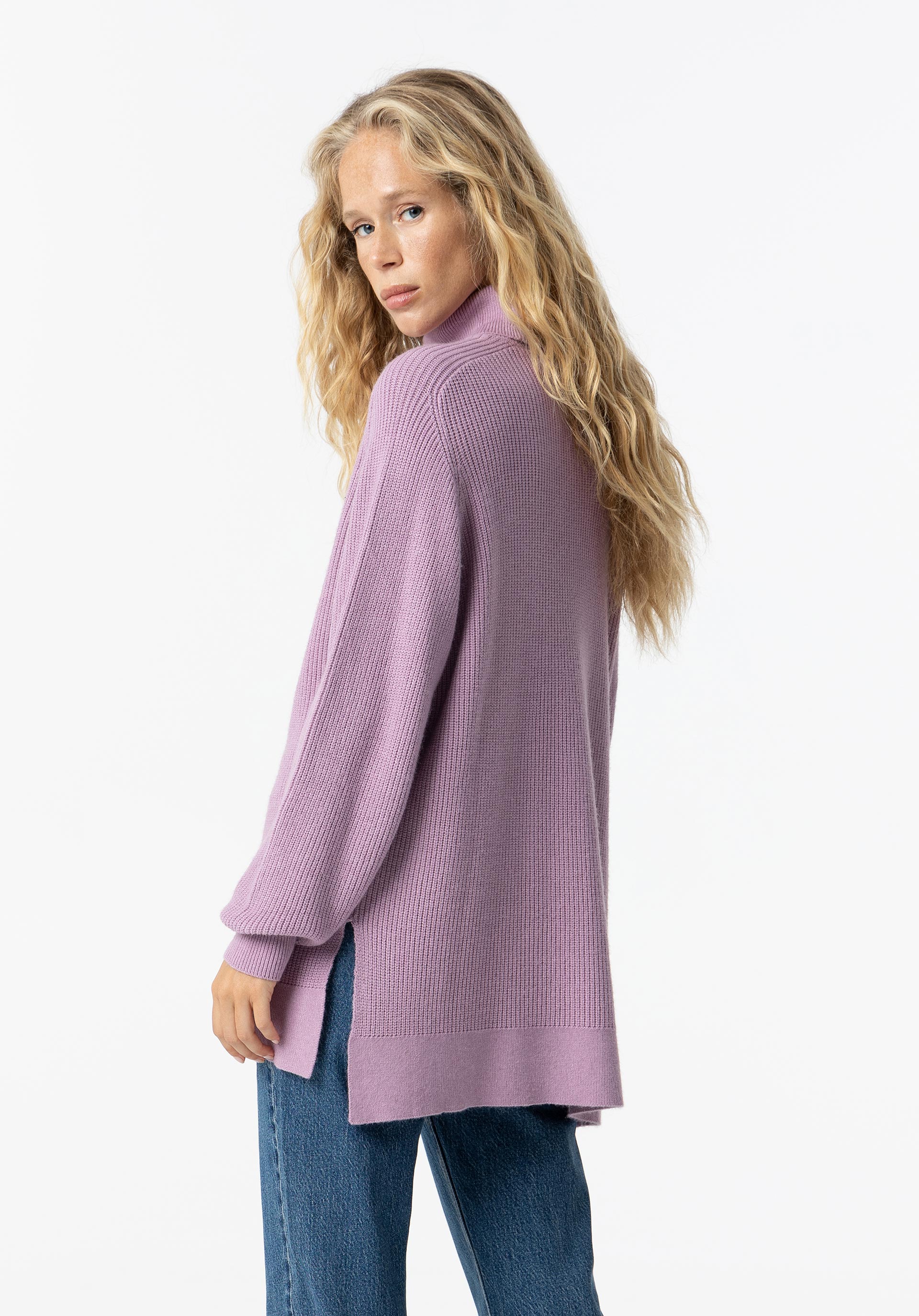 Camisola Malha de Gola Alta