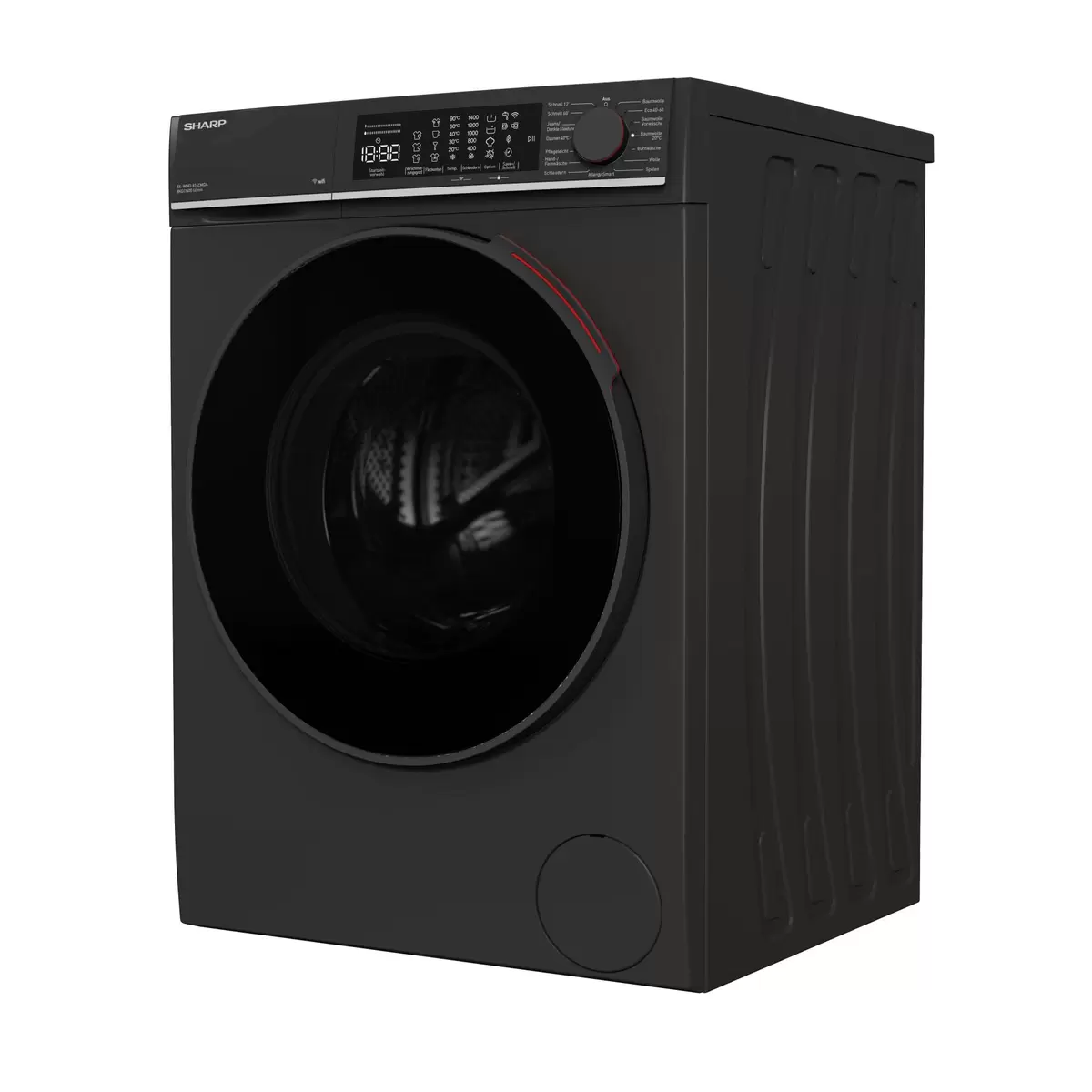 Waschmaschine 8kg Sharp ES-WNFL814CMDA-DE Schwarz