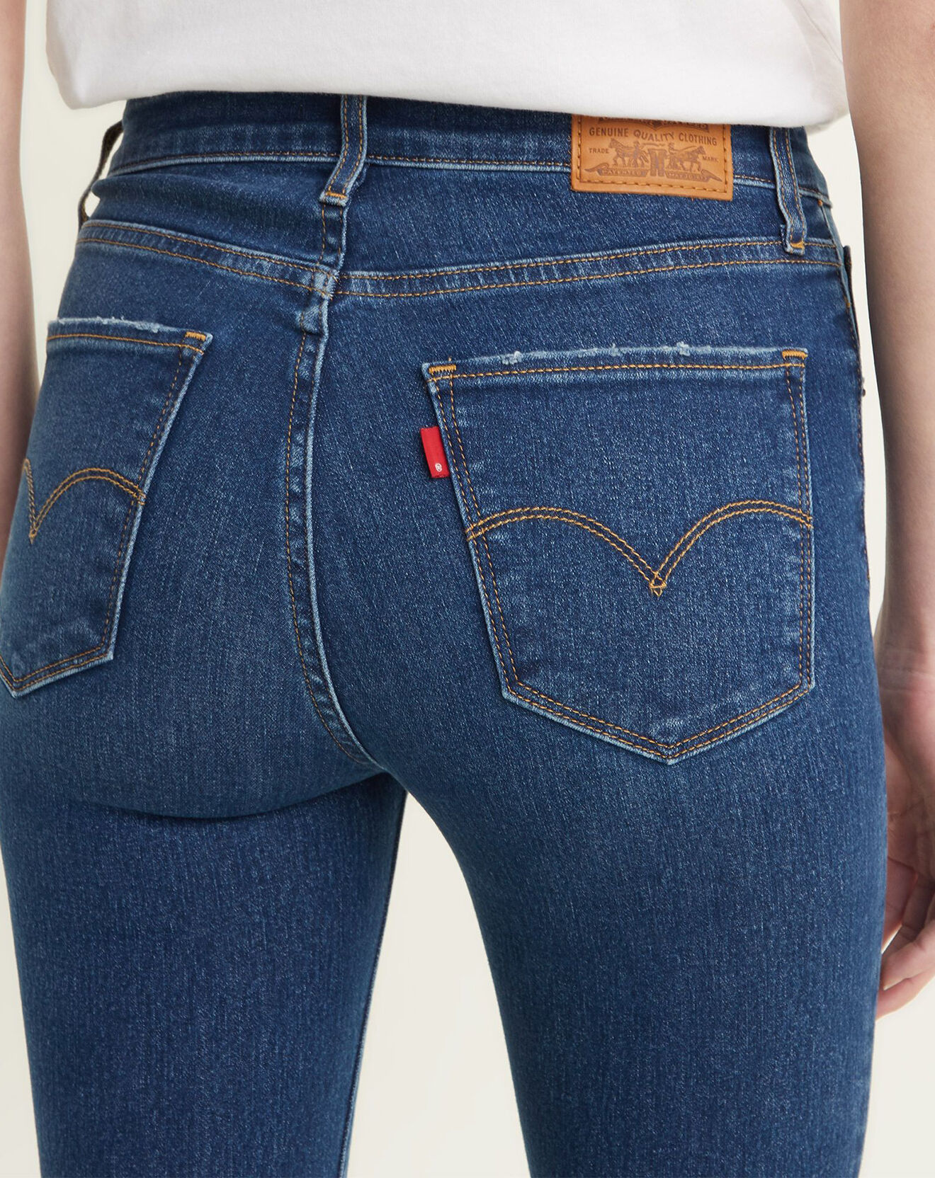 Levi's® Jean 721 taille haute Skinny bleu foncé