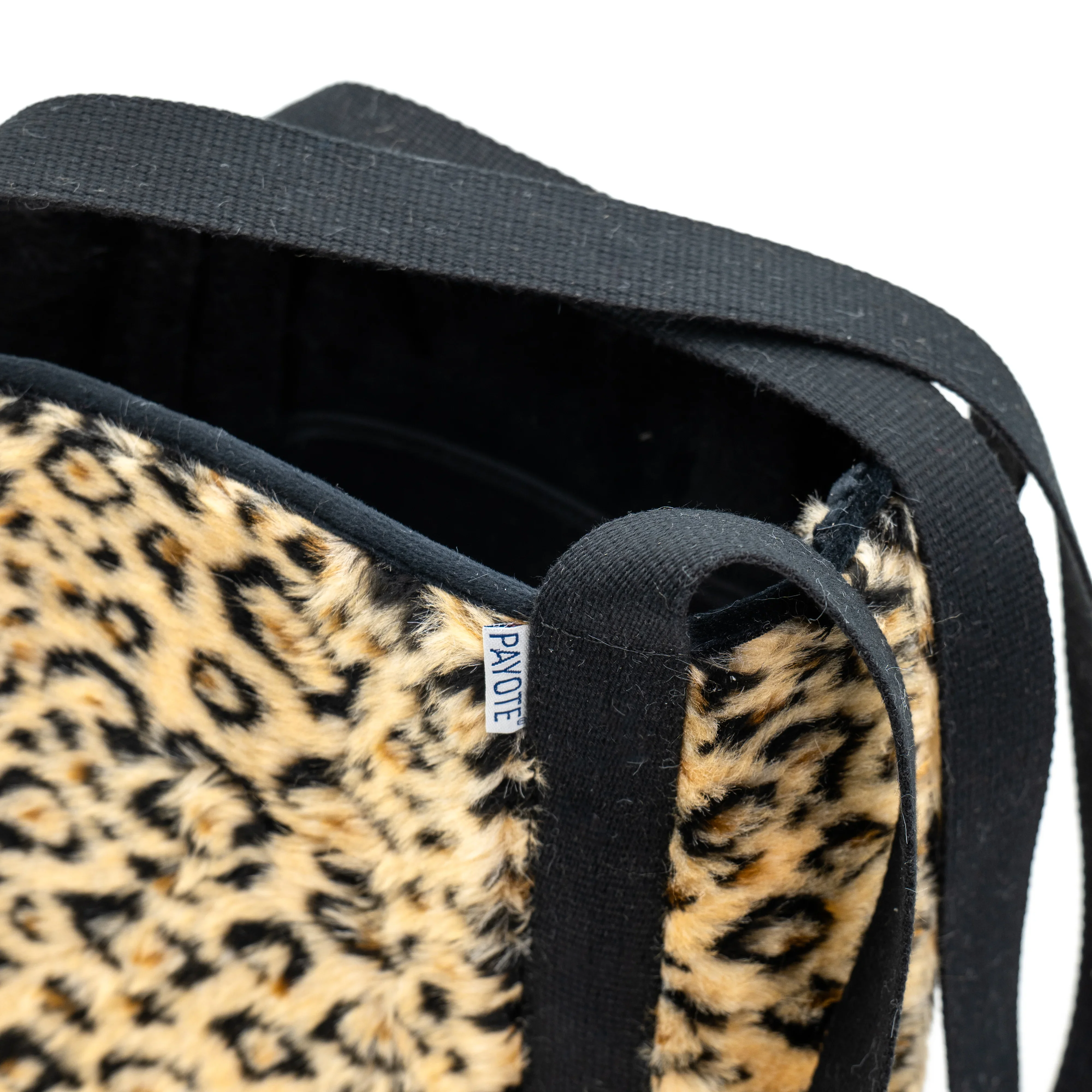 Sac espadrille Fourré Léopard