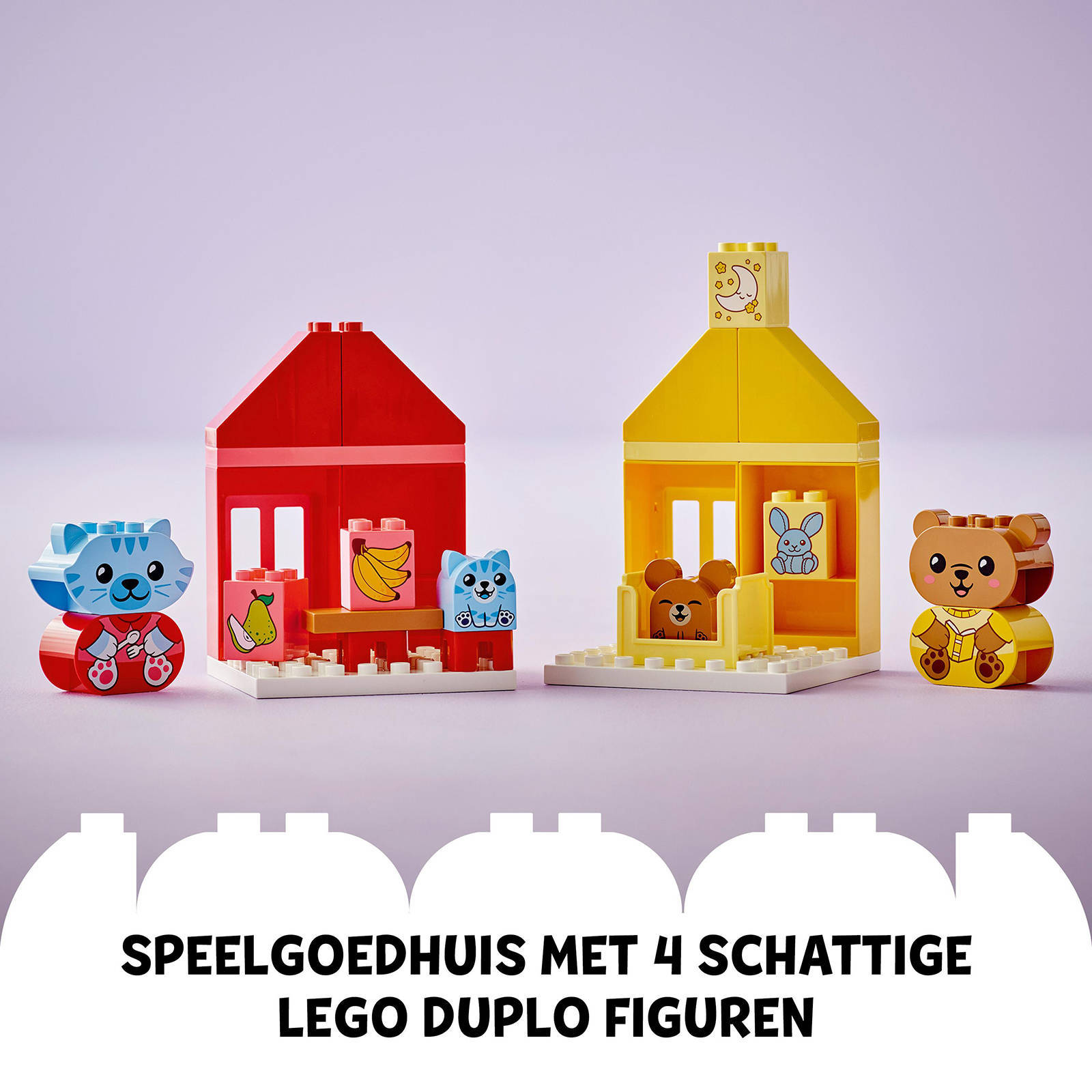 LEGO Mijn eerste Dagelijkse gewoontes – eten en slapen Dieren Speelgoed voor Peuters 10414