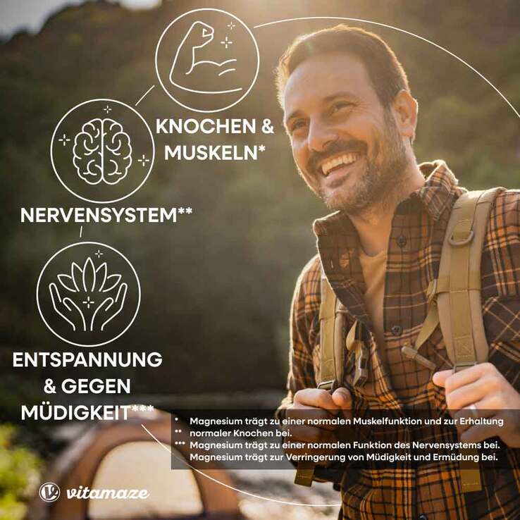 Magnesium 350 mg Komplex Citrat / Oxid / Carbonat vegan Tabletten , 180 St