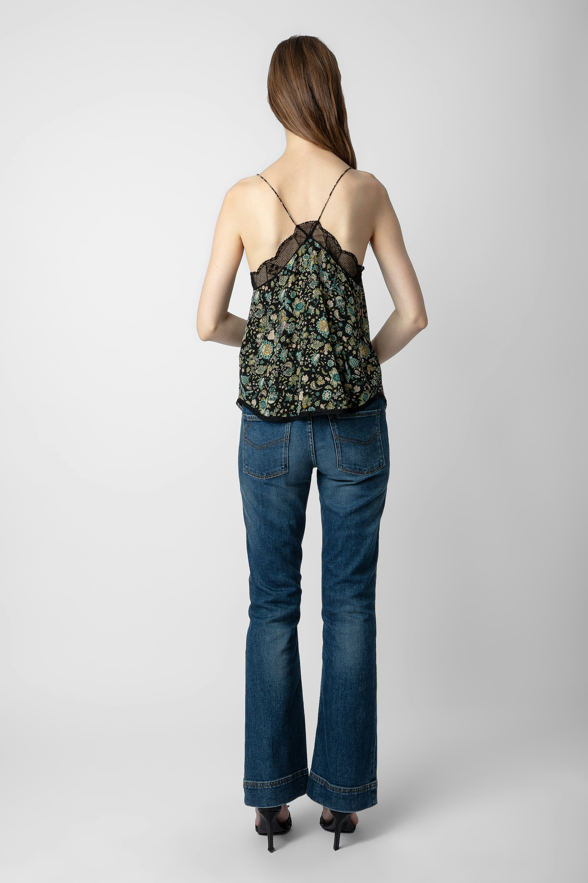 Caraco Christy Strass Soie