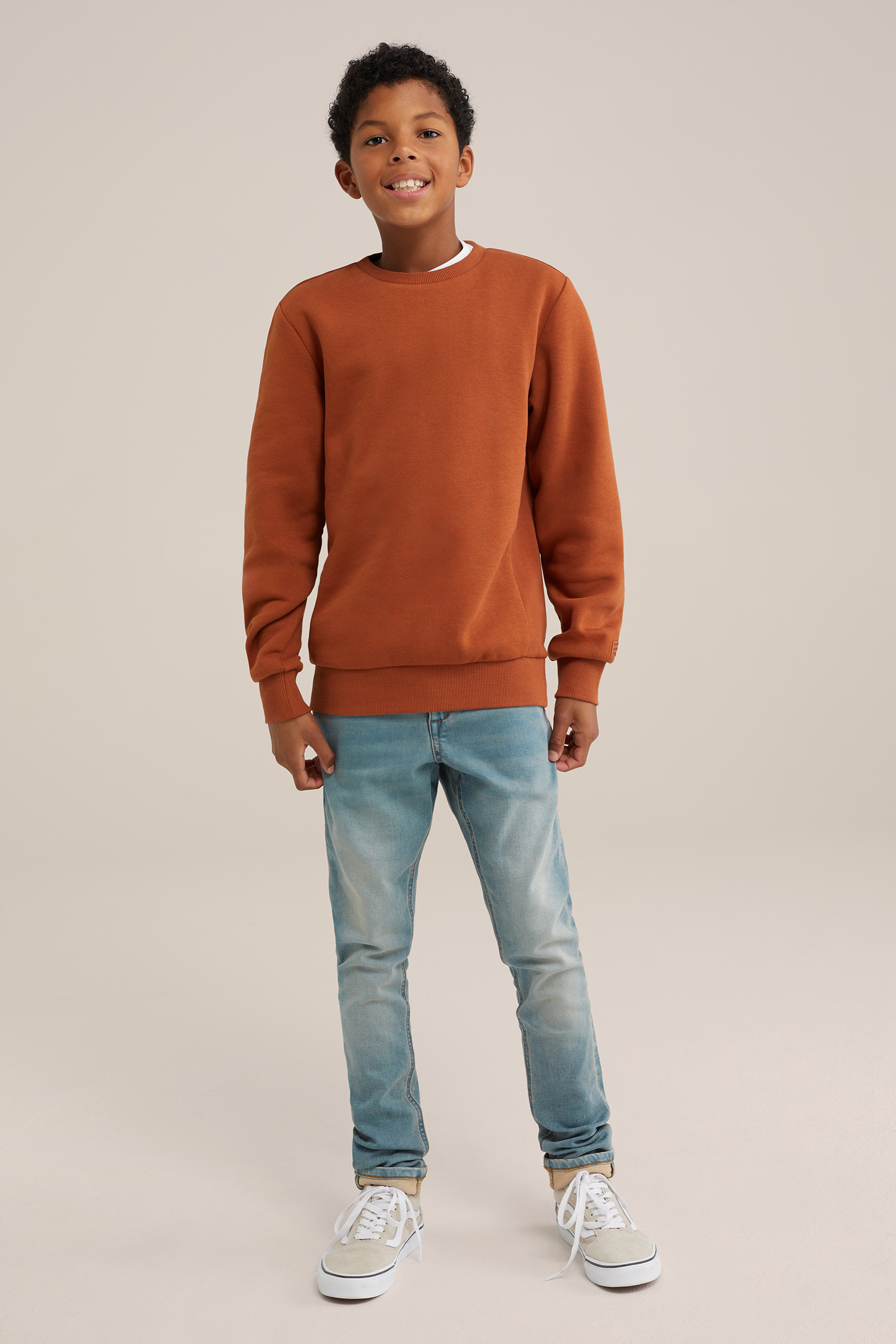 Jongens skinny fit jeans van jog denim Blue Ridge Blauw