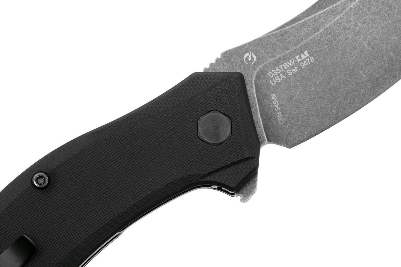 Zero Tolerance 0357BW Blackwash Finish zakmes