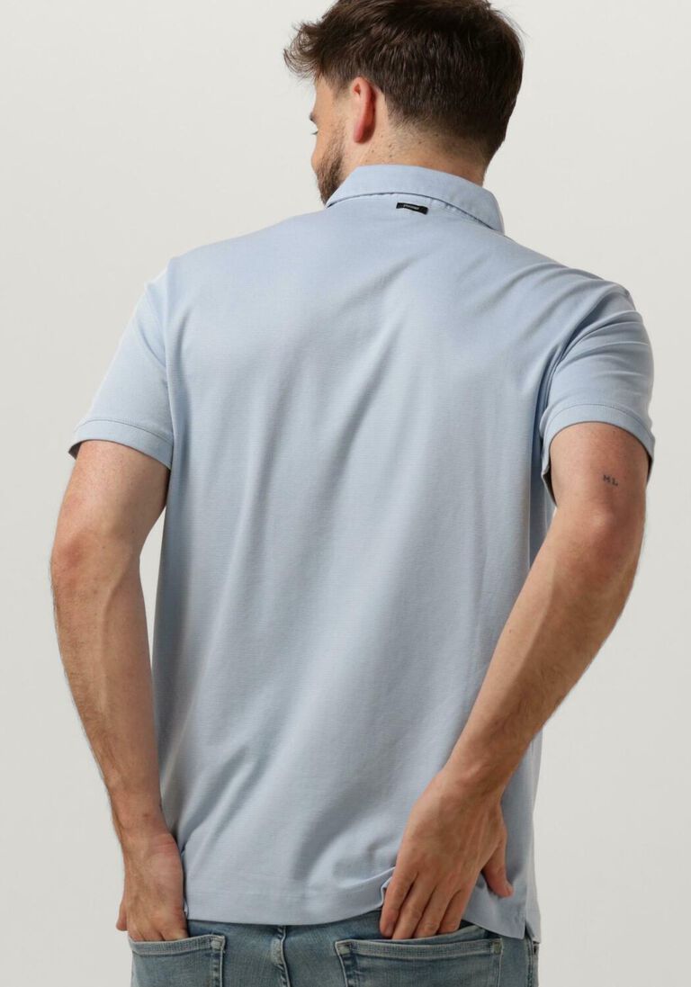 VANGUARD blauwe vanguard polo short sleeve polo raschel interlock