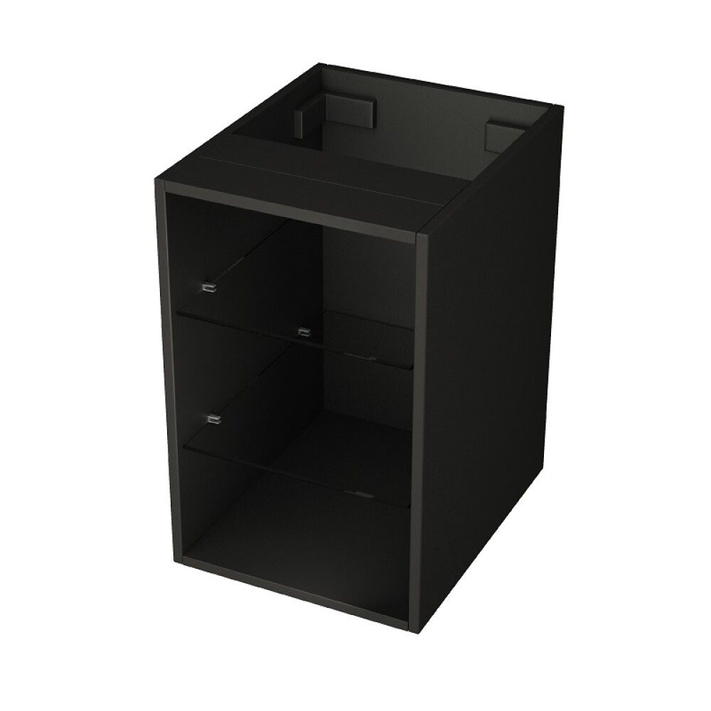SIDESKAP CAMARGUE SKÄRGÅRD IQ SVART MATT 35,4X43X55CM