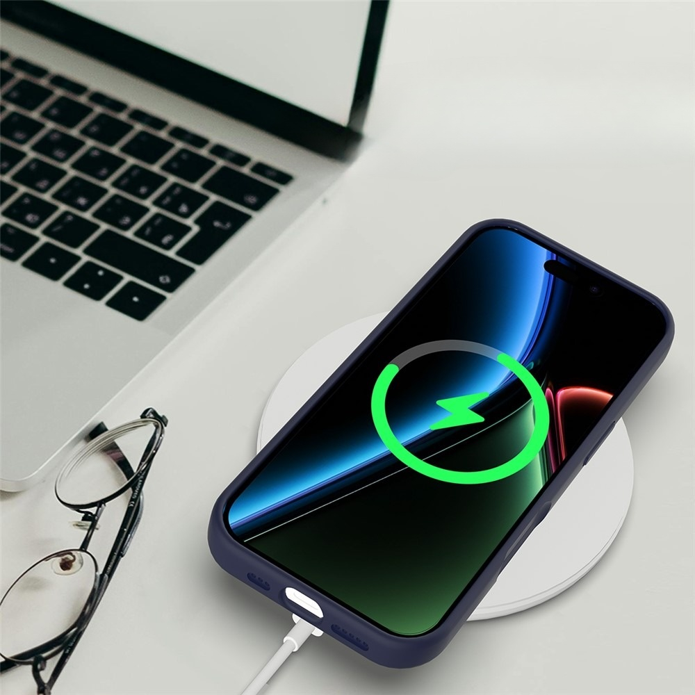 iPhone 17 Silikon Case Hülle - Dunkelblau