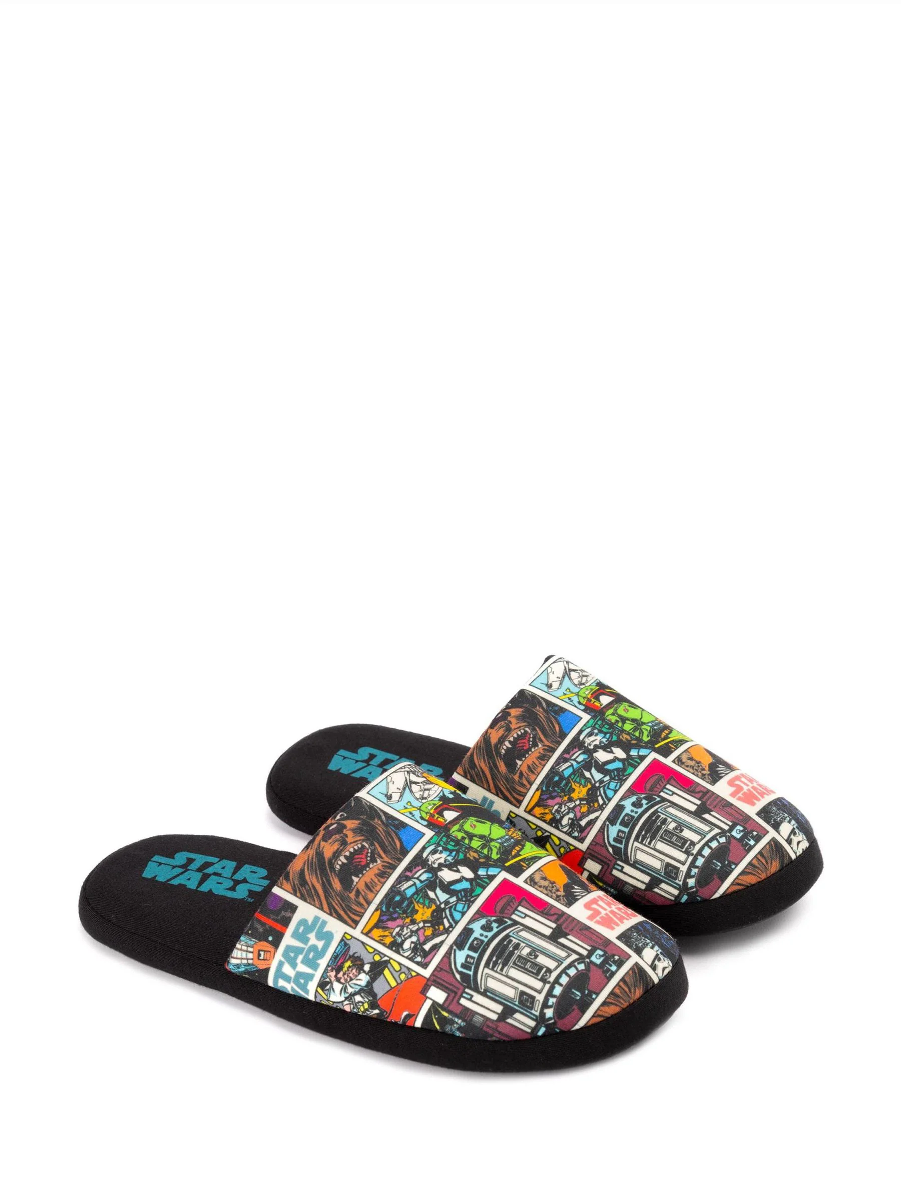 Zwart - Vanilla Underground Mr Men Mr Lazy pantoffels