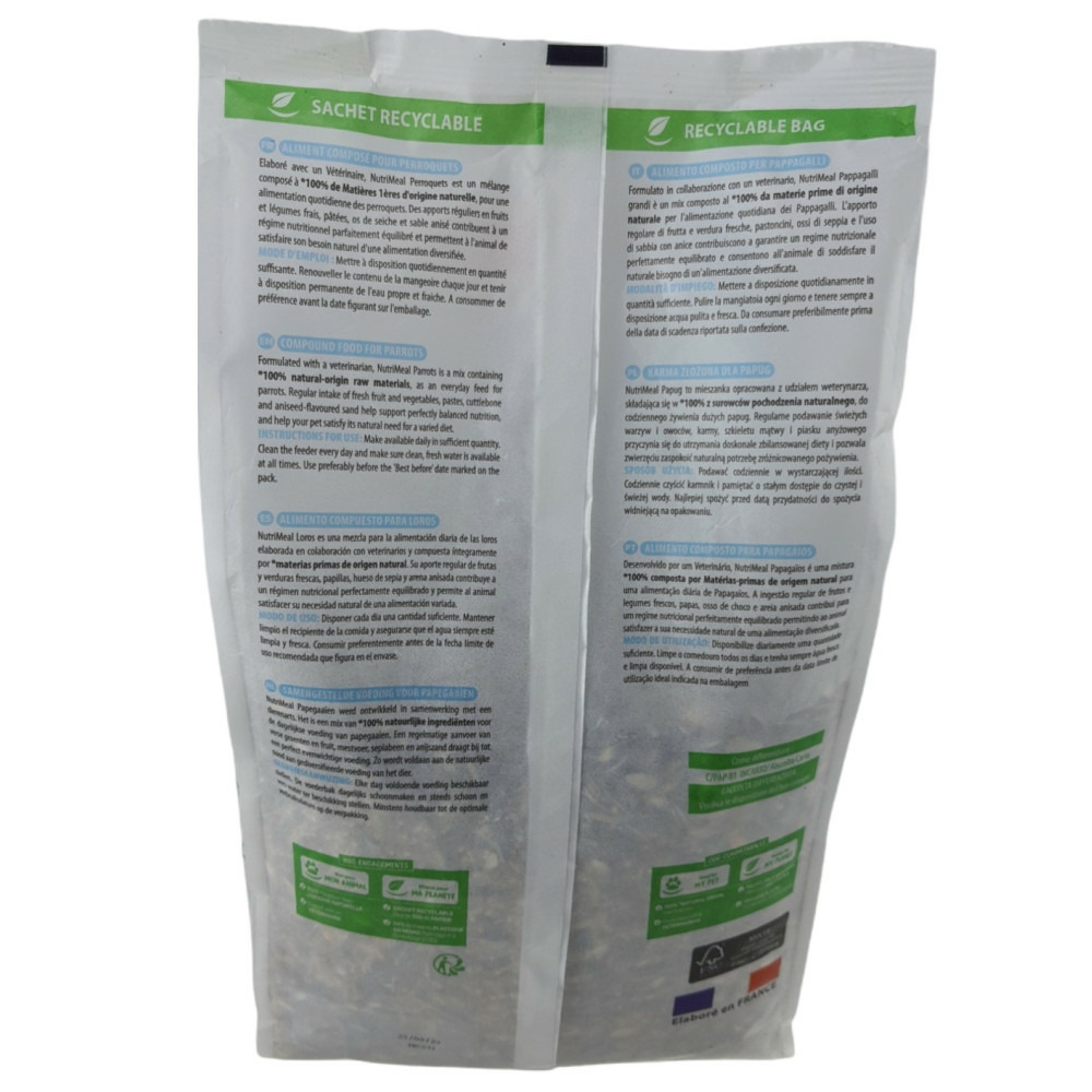 Graines perroquet nutrimeal - 2.25kg.