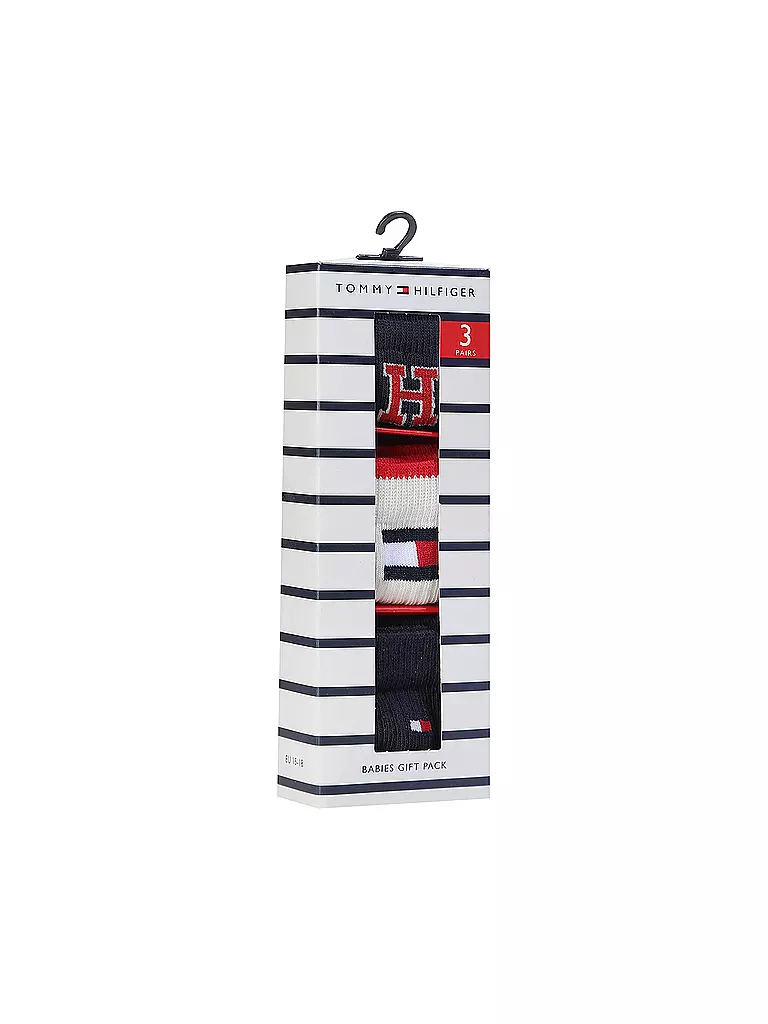 TOMMY HILFIGER Baby Socken 3er Pkg. navy dunkelblau