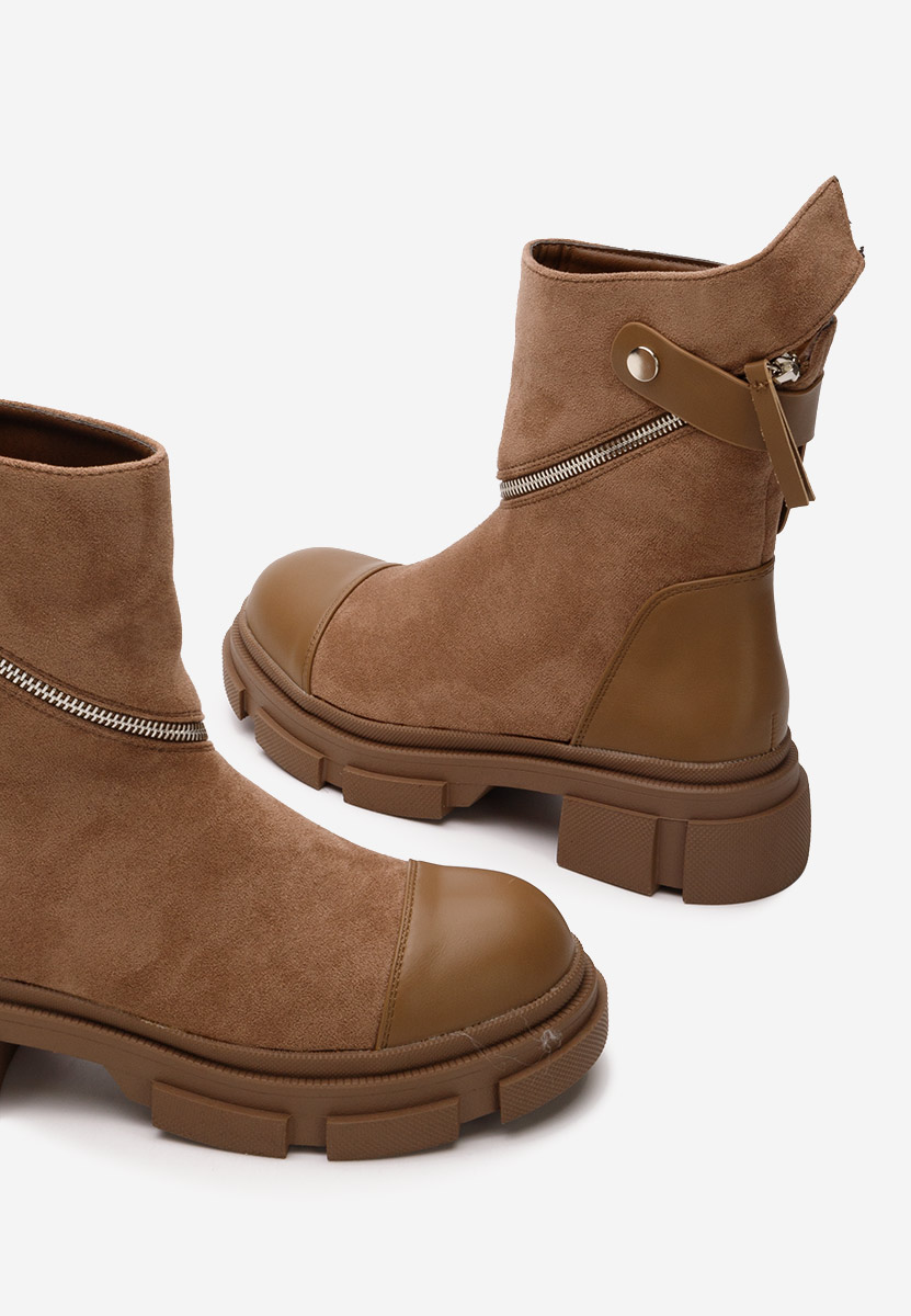 Bottines hautes femme bruns Diezma