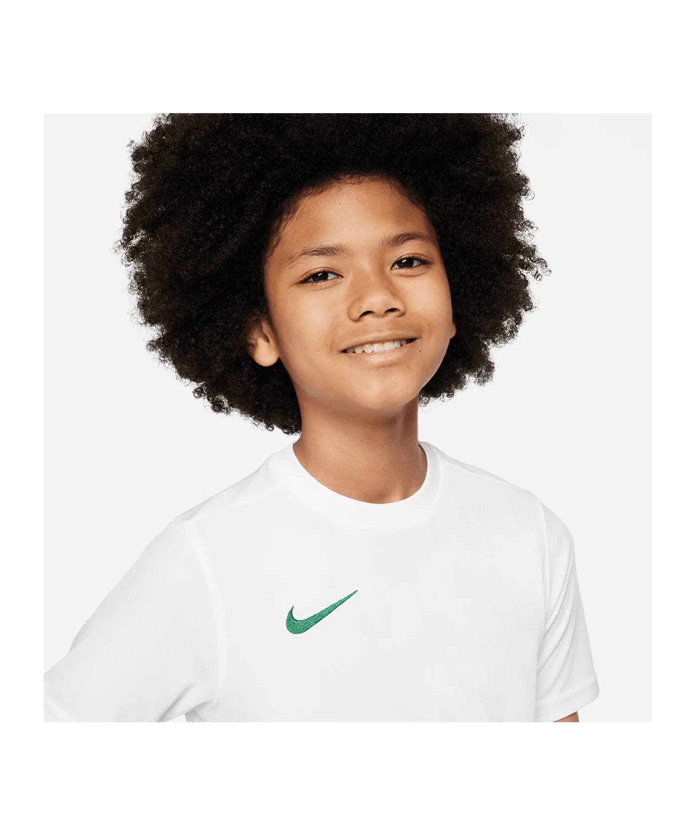 Nike Park VII Trikot Kids Weiss Grün F101