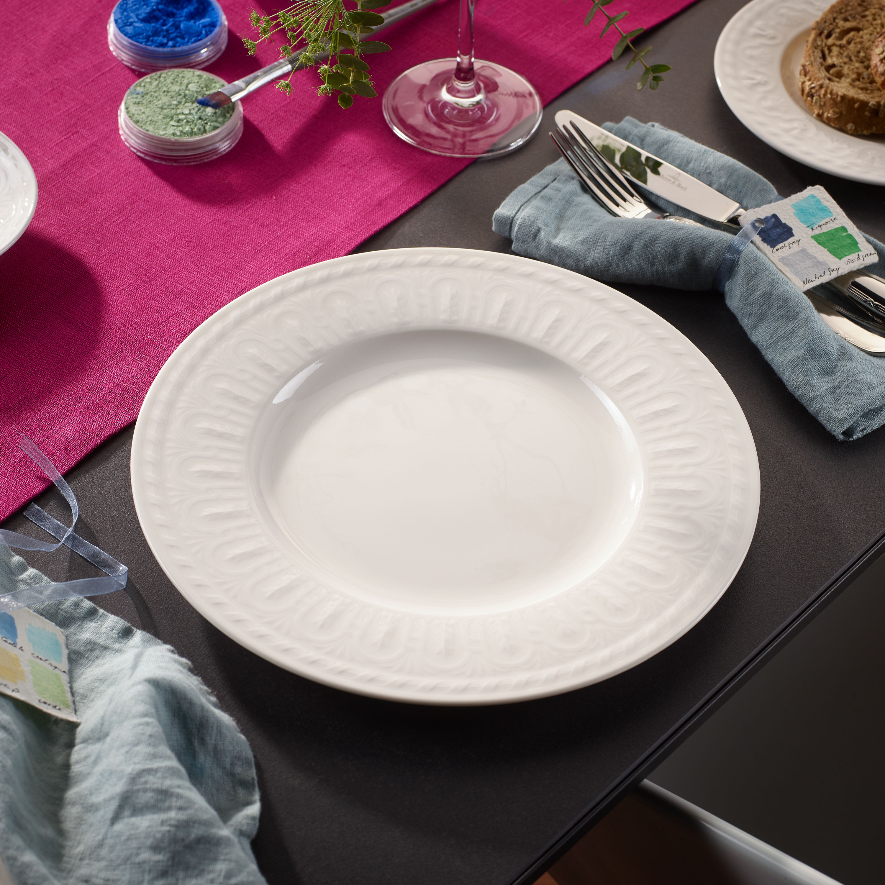 Cellini Dinner plate White, 10.8'', Premium Porcelain