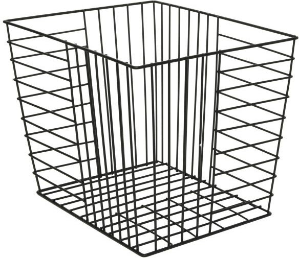 Decoris opbergmand zwart 22 x 22 x 30 cm