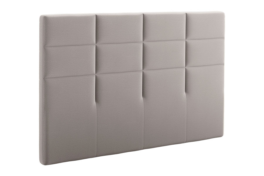 Paris sengegavl 180 cm bredde i tekstil Moment ice grey