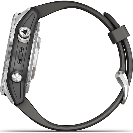 Garmin Fenix 7s Pro Solar 42 mm sportsur- grå