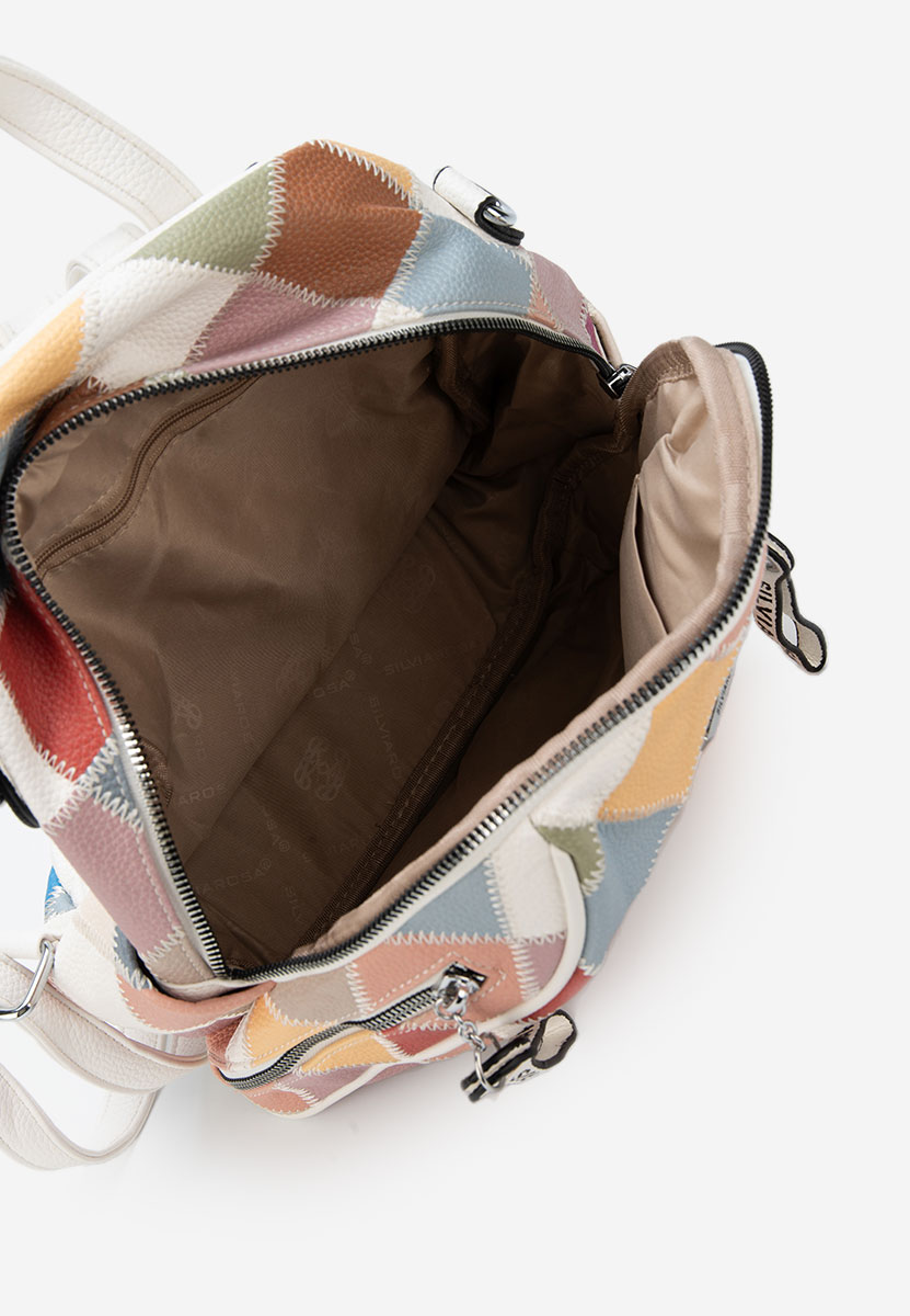 Sac à dos pour femme blanc Silvia Rosa 6100