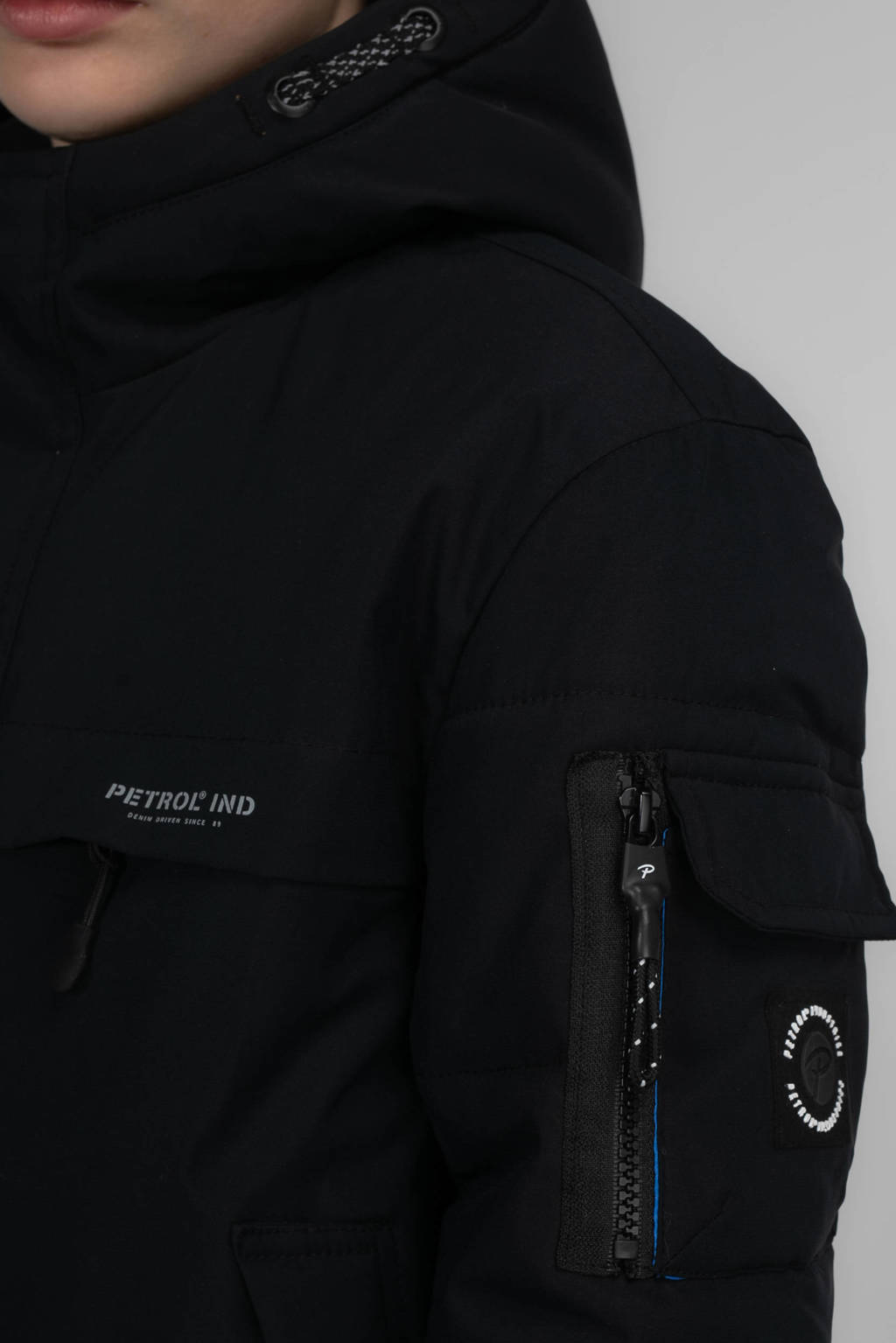Petrol Industries winterjas zwart