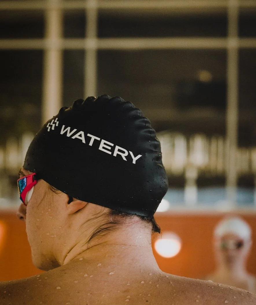 Watery badehætte (fra 10 år) - Signature - Mørkeblå