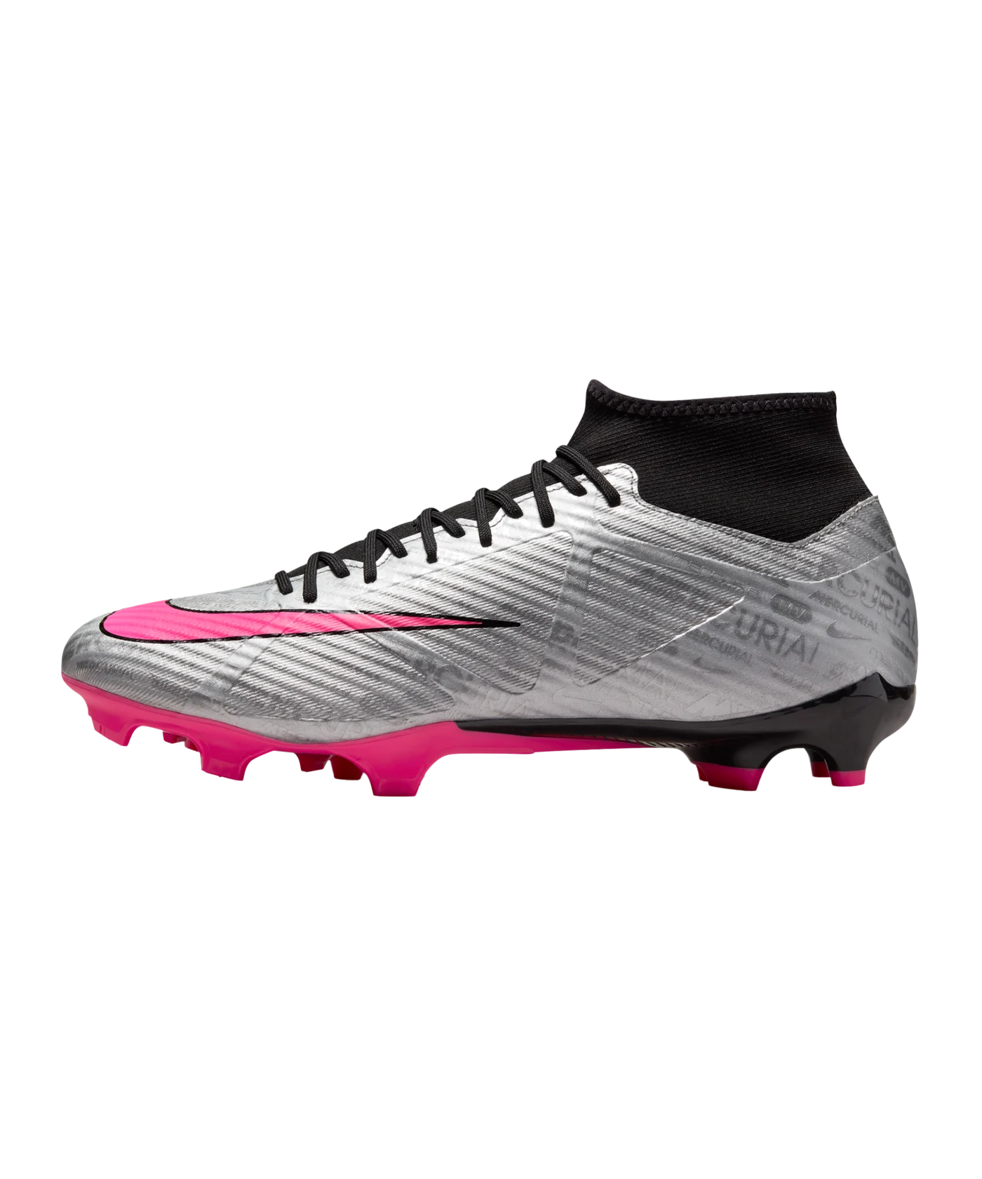 Nike Air Zoom Mercurial Superfly IX Academy FG/MG XXV Silber Pink F060