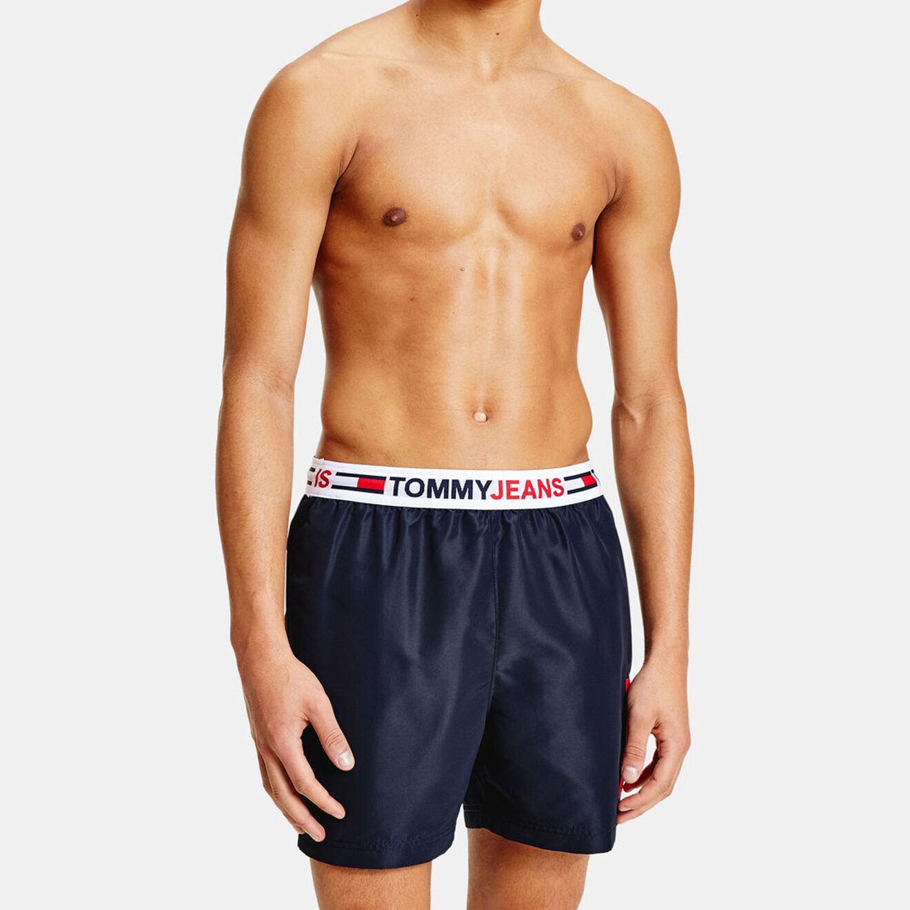 Tommy Hilfiger Short de bain bande élastique logo bleu marine