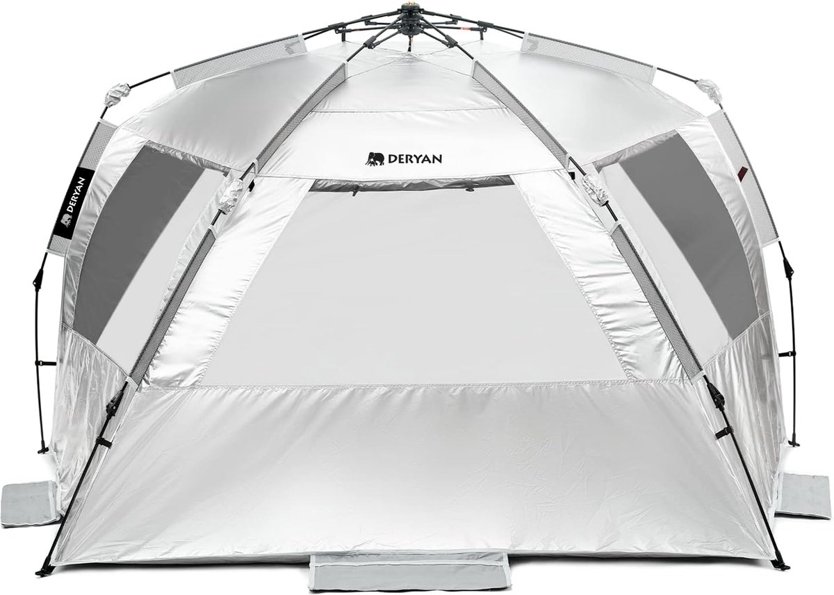 Deryan Up To Go Pop Up strandtent - Silver