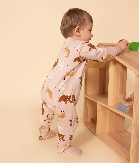 Pyjama bébé animaux en molleton