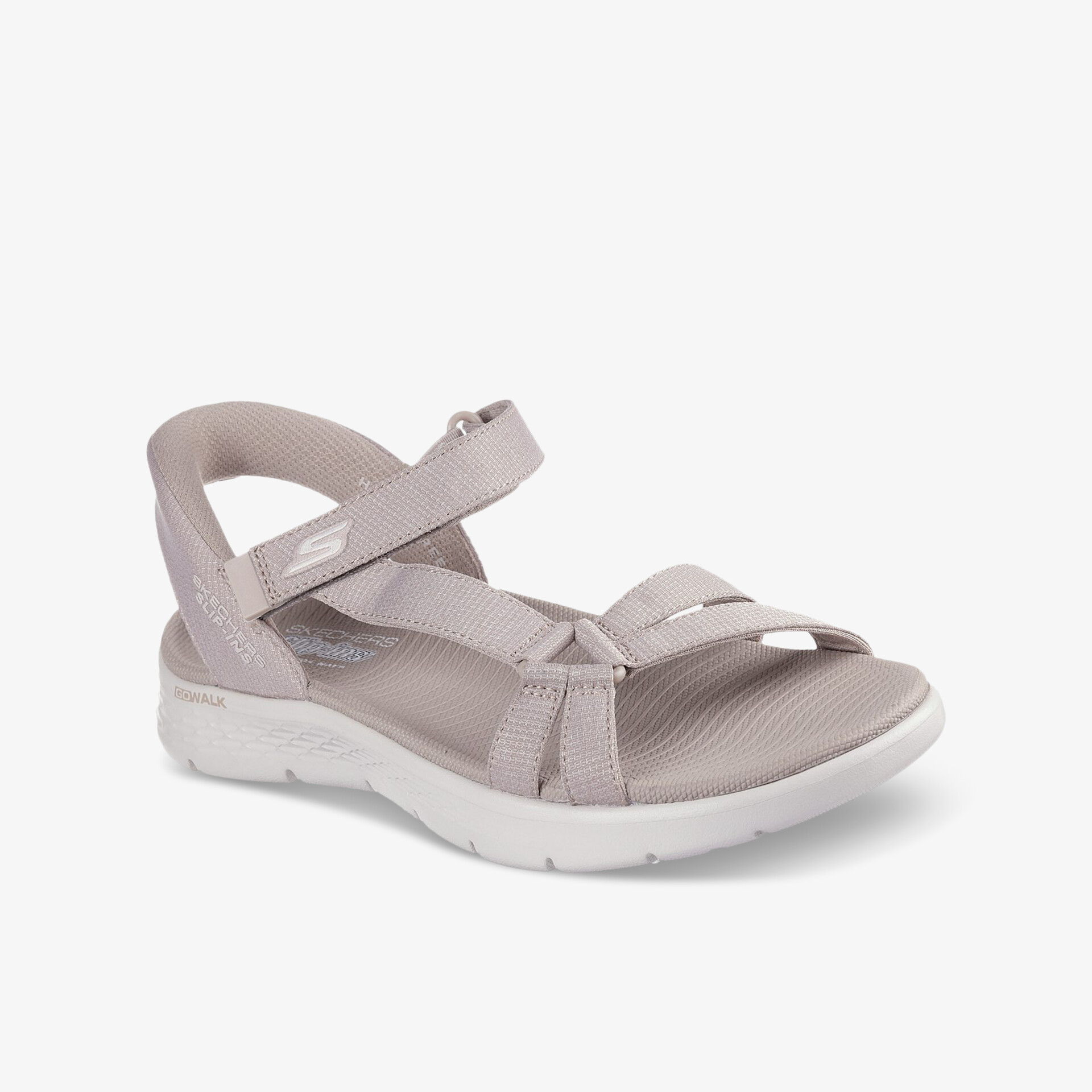 SKECHERS GO WALK FLEX SANDAL Damen Sandalen beige