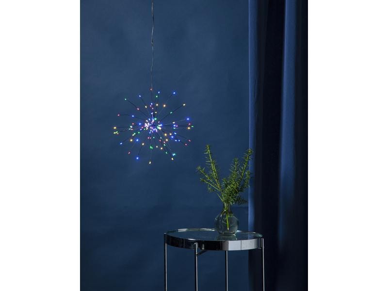 Star Trading Hänger Firework, 120 LED, 26 cm, indoor Hängedekoration in Feuerwerksform