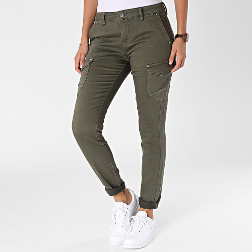 Pantalon Cargo Femme Dera Vert Kaki