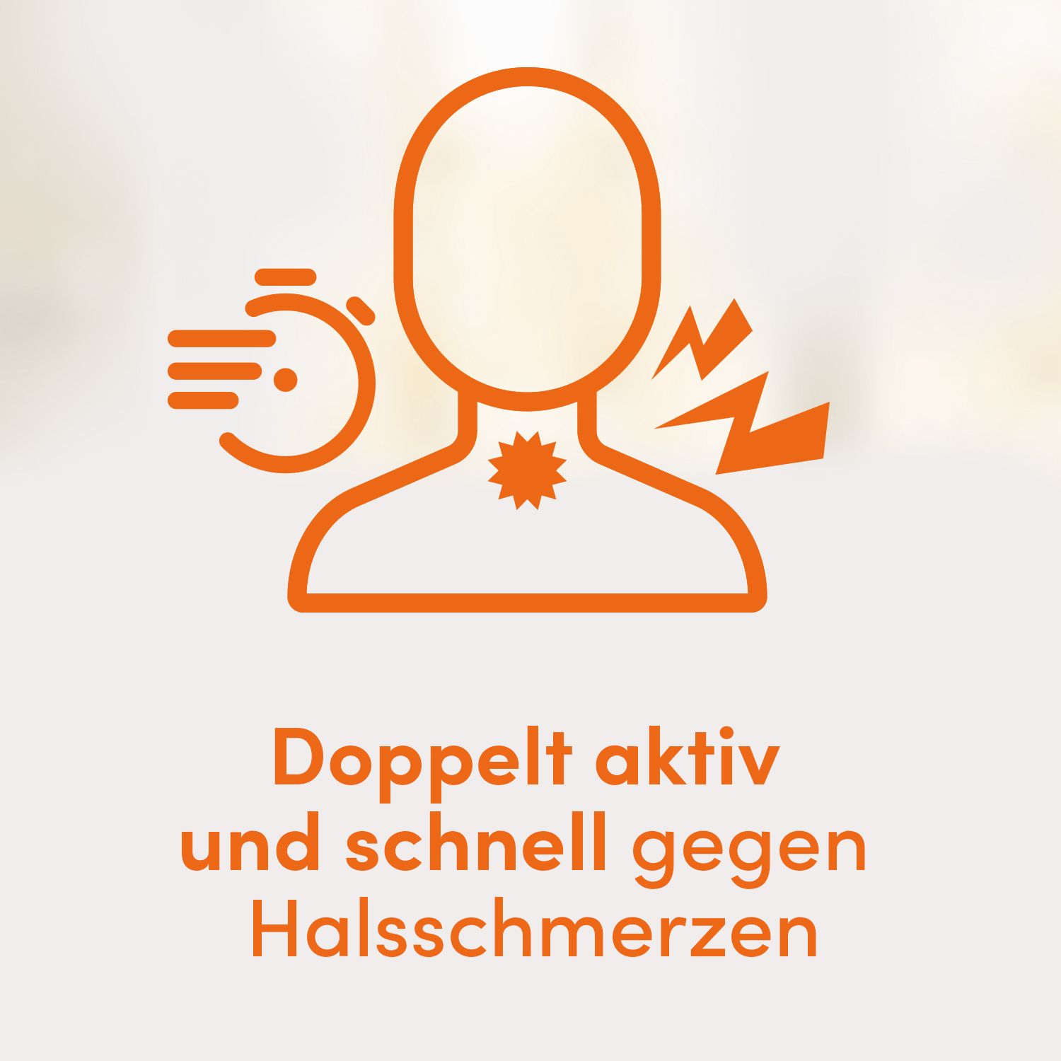 Lemocin gegen Halsschmerzen Orangengeschmack