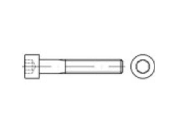 TOOLCRAFT TO-5426547 Cylinderskruer M20 40 mm Indvendig sekskant 25 stk