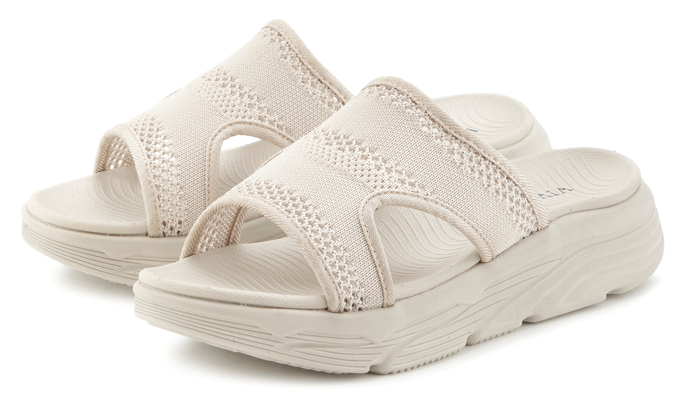 Vivance Pantolette  Mules, Sandale, offener Schuh mit modischer Chunky-Sohle VEGAN
