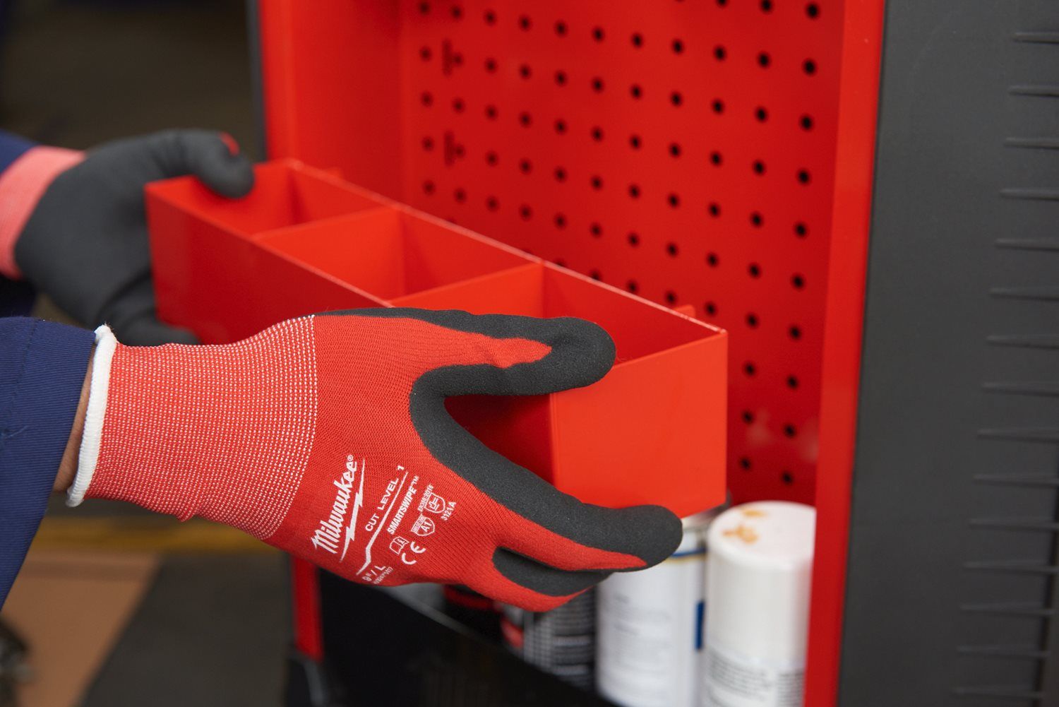 Milwaukee TOOLGUARD™ SRC30-1 Stalen gereedschapswagen rood 78cm 7 lades - 4932478849