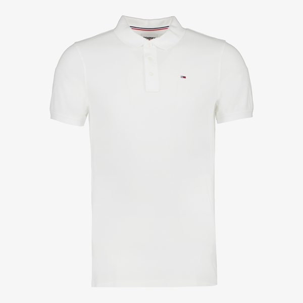 Tommy Hilfiger heren polo wit met knopen
