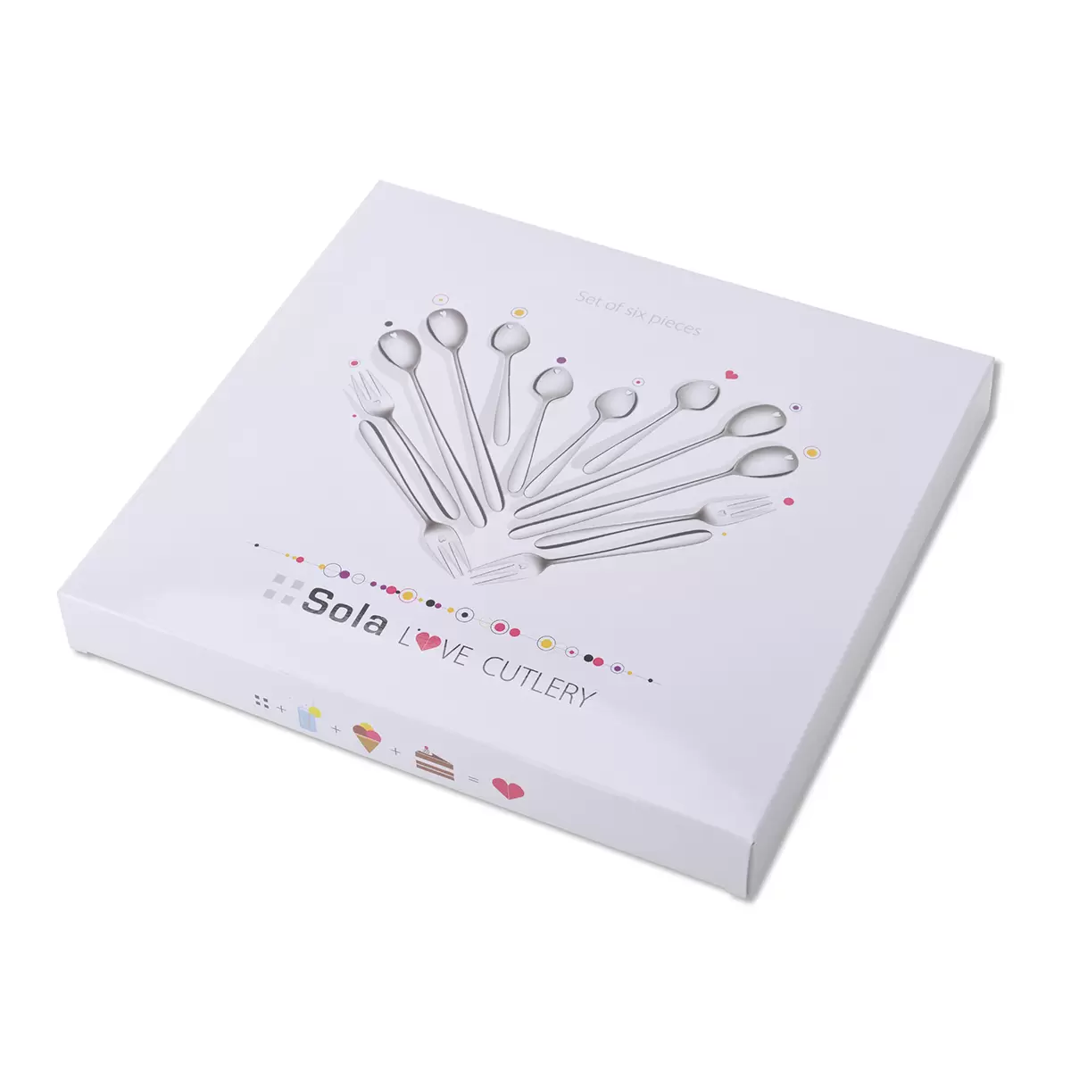 Dessert Set S-Line Silber