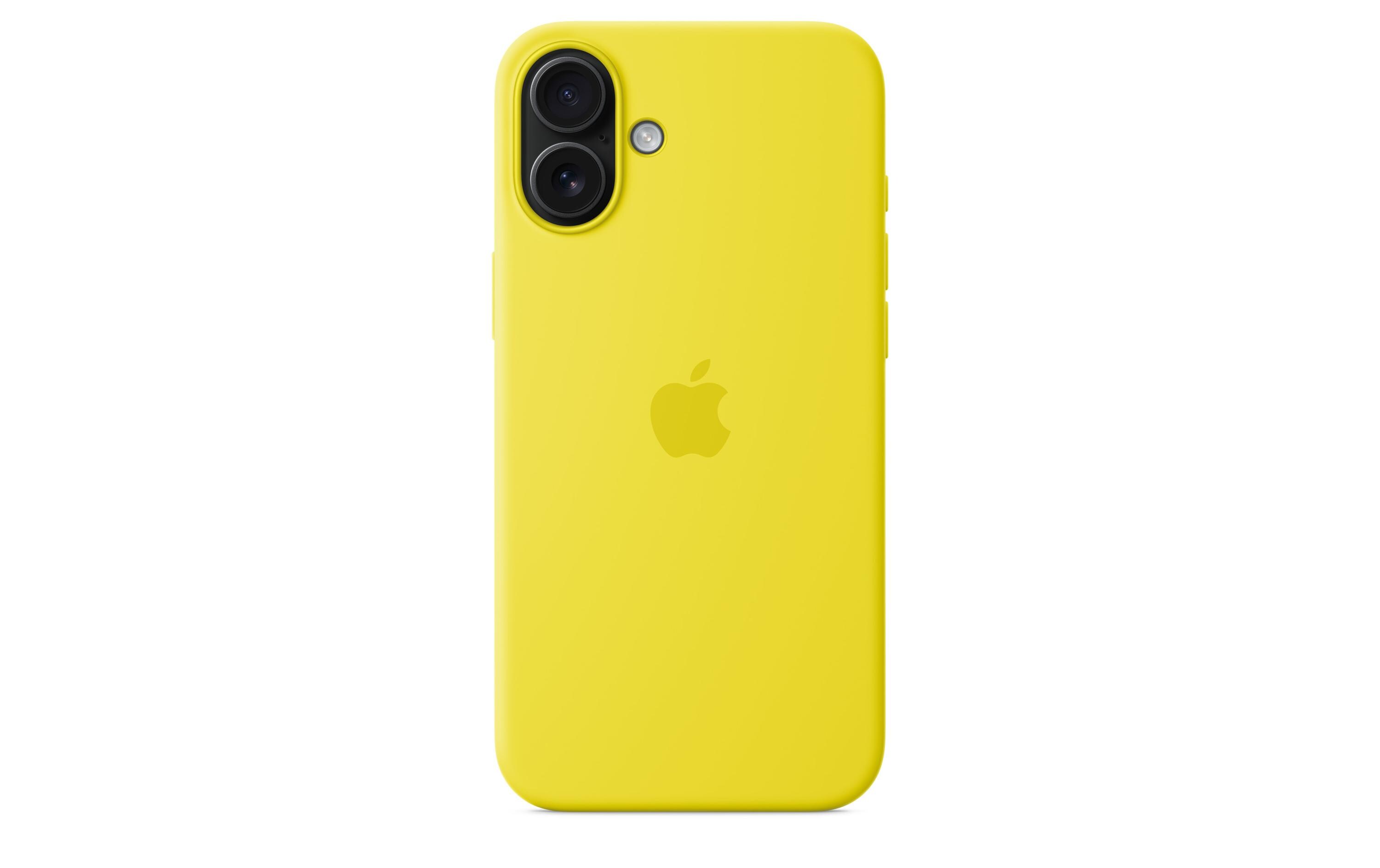 Silicone Case mit MagSafe iPhone 16 Plus SternfruchtSilikon-Backcover mit «MagSafe» für das Apple iPhone 16 Plus