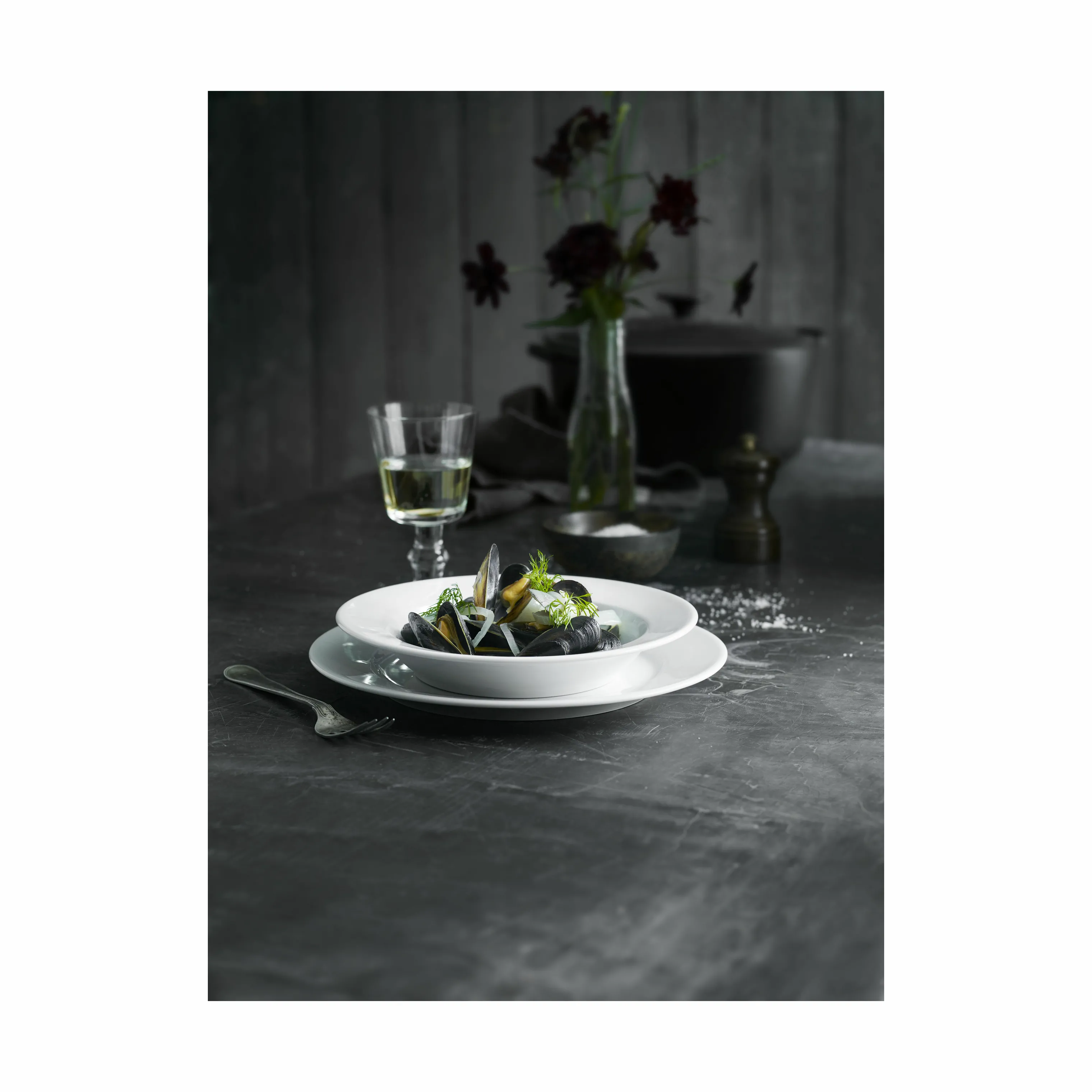 Pillivuyt Sancerre Dyb Tallerken