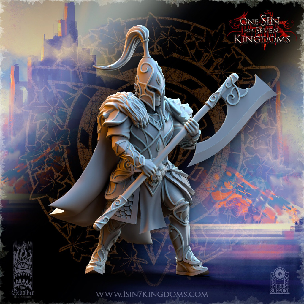 The Beholder Miniatures - Elfes - 8 Gardiens de l'Ours