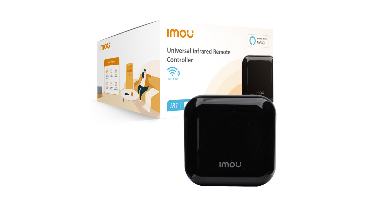 ImouIR1 Smart IR Controller afstandsbediening  (Zwart, IR | WiFi | Bluetooth)