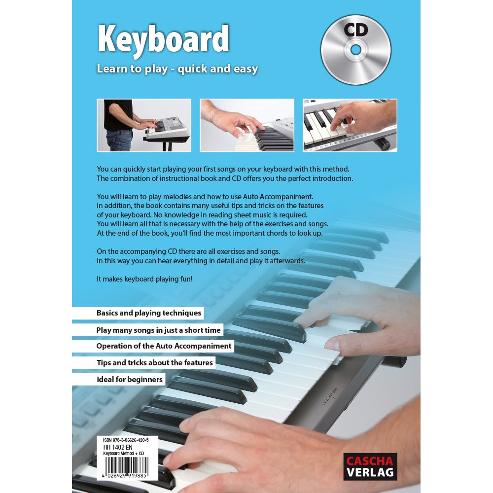 Cascha HH 1402 EN Keyboard - Learn to play - quick and easy