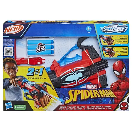 Nerf Marvel Spiderman Strike n Splash Blaster
