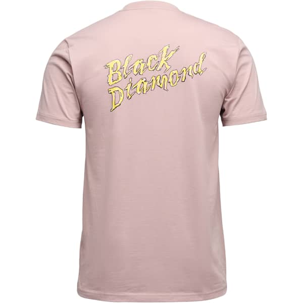 T-shirt escalade BLACK DIAMOND SHREDDED SS TEE PALE MAUVE