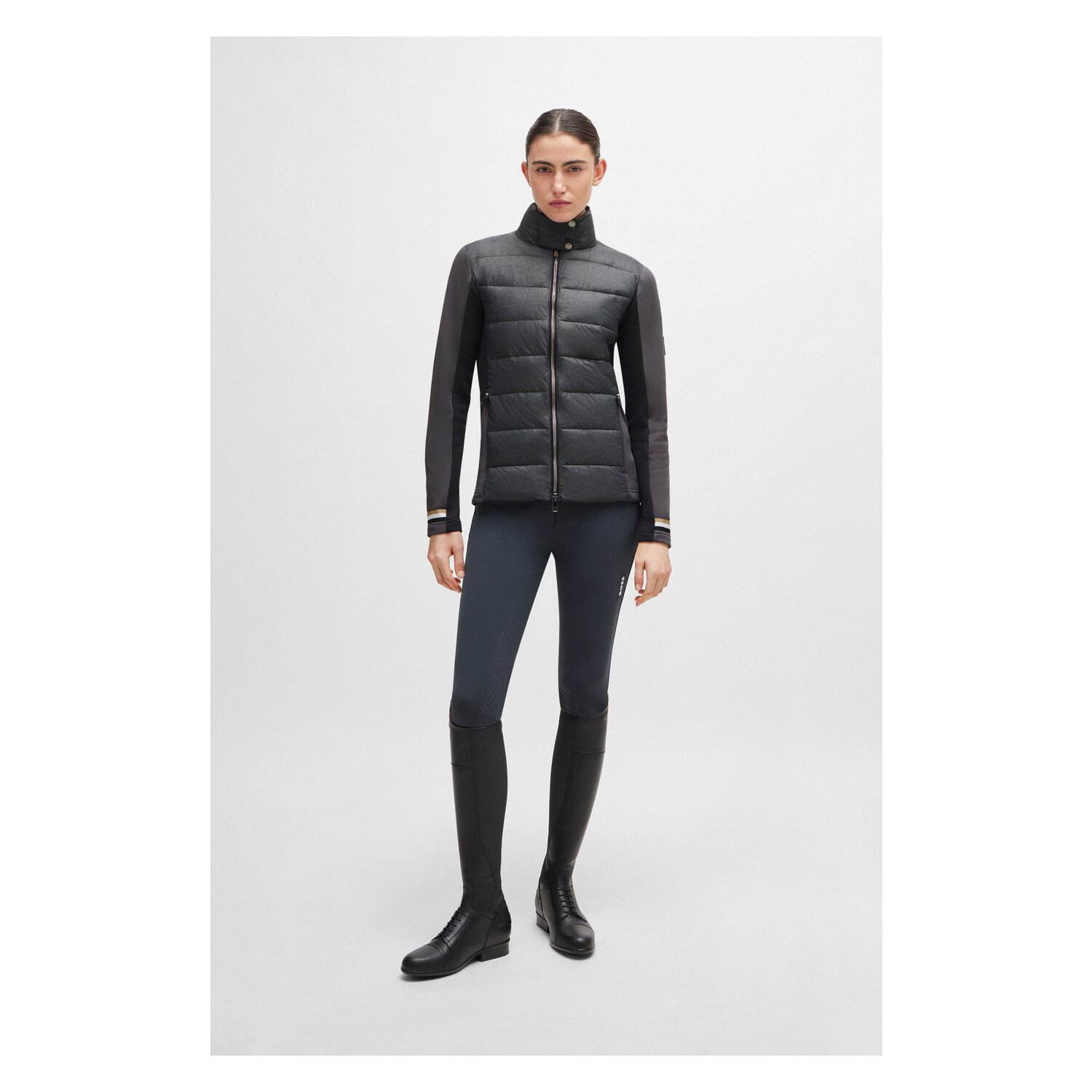 BOSS EQUESTRIAN Hybrid-Pufferjacke Ruby - grey