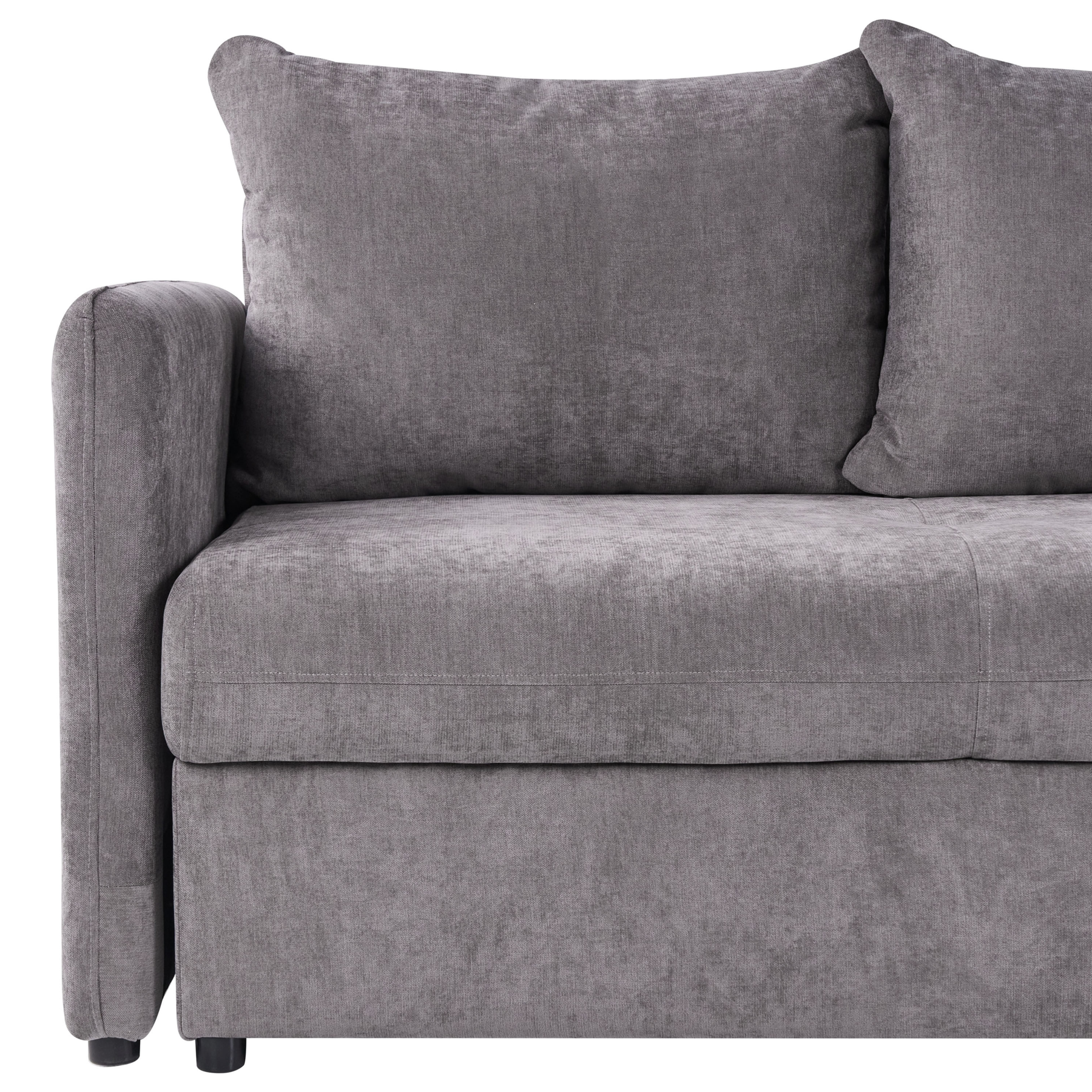Beliani - HOLSEN - Driezitsbank - Taupe - Stof