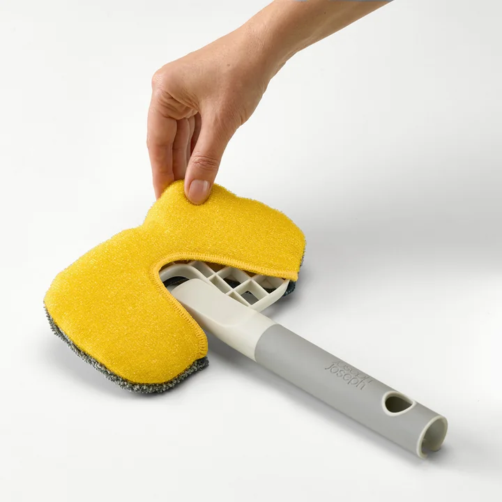 Joseph Joseph - CleanTech 2-in-1 Mikrofaser-Handwischer, light stone