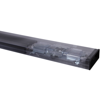 Storemax Schuifdeurpakket zwart tbv 1 deur rollend R-60