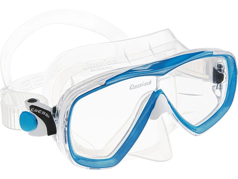 CRESSI Tauchmaske Estrella Clear/Blue Schwimmmaske